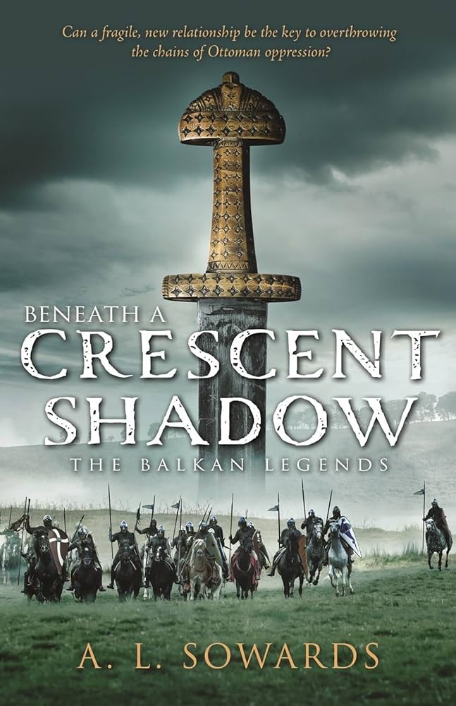 The cover for the book Beneath a Crescent Shadow